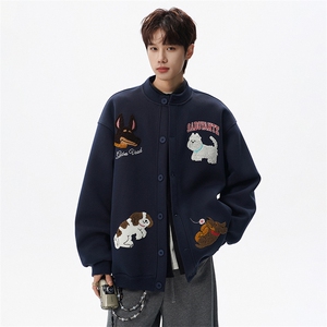 春季新款狗狗立领夹克棒球服卫衣W628P70,胖男孩潮流穿搭店铺图片