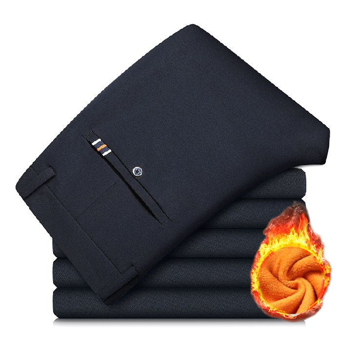 冬季加绒休闲裤男潮牌修身小脚长裤青年显瘦男裤子224-669加绒p50，男装西裤，星座224-1