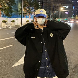 现货春装港风运动棒球服外套上衣男夹克衫D201-DM73-P75