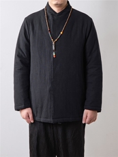 冬装新款风男装禅意男装棉衣外套HM13P130，男装棉衣，钱塘802