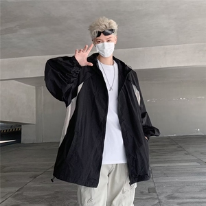 冲孔真抽绳防晒休闲夹克上衣外套 W9313图片