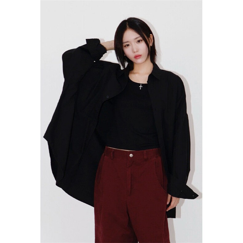 胖MM春季新款休闲长袖衬衫女简约日系衬衣学院上衣外套3403P45,女装衬衫,星座710