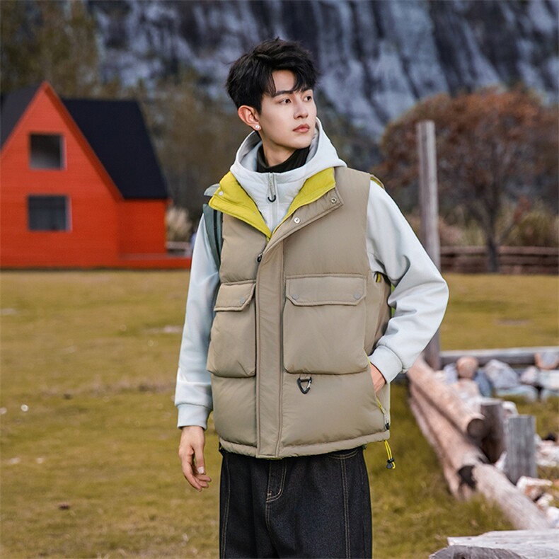 311B-1-YZ-5207-P168控239潮牌厚款羽绒马甲抗皱风防泼水抗静电，女装马甲，星座311B-1