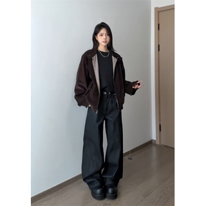 【有货】2015CC-特P45 原牛色A字版型baggy牛仔裤子男女款图片