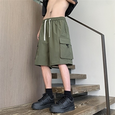 2025夏装新款二开基础款跑量工装短裤DK202-P25，男装牛仔裤，电商042