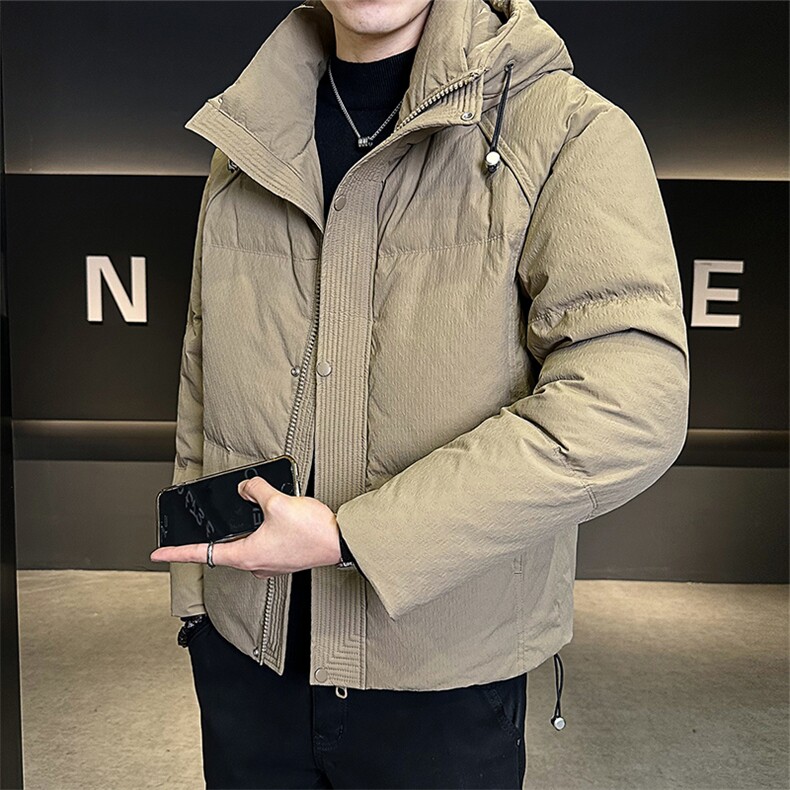 标90白鸭绒男装羽绒服加厚连帽外套C317-Y2715-P245图片