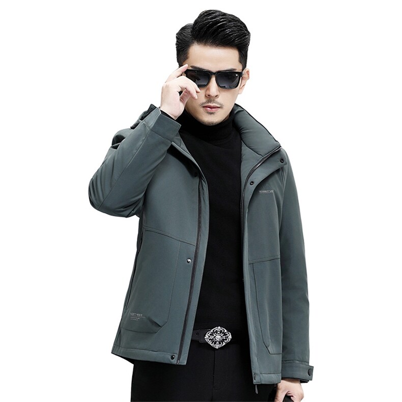 B2367钱塘2020-3时尚休闲厚款百搭新款冬季中年男士羽绒服P268,男装羽绒服,钱塘207-3