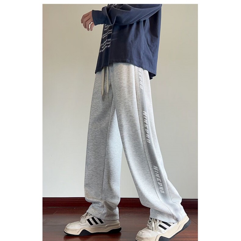 美式潮牌卫裤男女秋冬宽松直筒运动长裤S281P32,男装休闲裤,星座1112-1