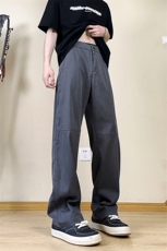 A178DY561P55休闲裤夏季薄款男直筒长裤宽松阔腿裤，男装休闲裤，电商A178
