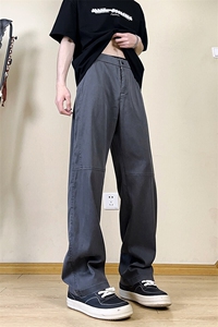 A178 DY561 P55 休闲裤夏季薄款男直筒长裤宽松阔腿裤图片