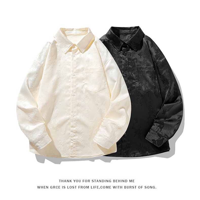 特批P35无差价2025秋季新款面料：聚酯纤维99.1%氨纶0.9%C2540，男装衬衫，电商A001