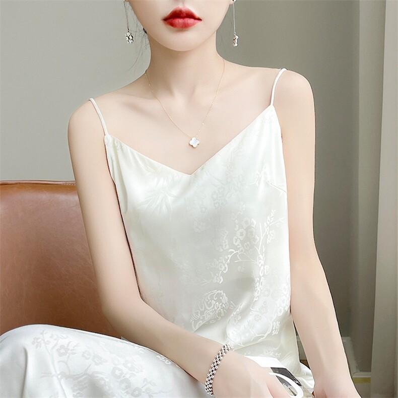 时尚风中长款无袖吊带A型套头2024年夏季简约连衣裙,女装连衣裙,绒宛羊绒