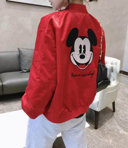 春季米老鼠外套，女装，玉米青豆