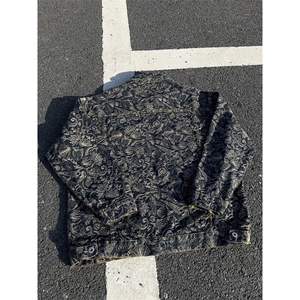 B221美式高街暗黑小众重工艺印花牛仔外套 SY2536-特P70 控118图片