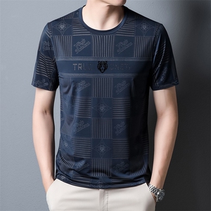 PA326钱塘2020-3夏季新款男士印花修身短袖圆领T恤上衣P27