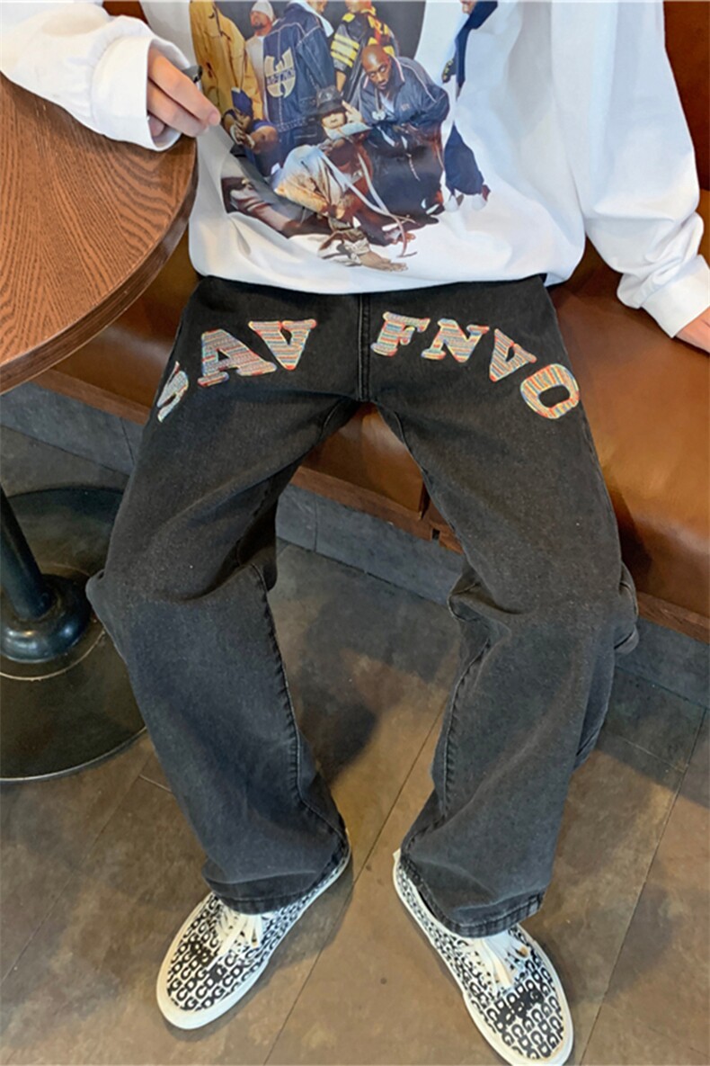 2023新款牛仔裤男宽松现货主推量大有差价A161-2-1824-P45，男装牛仔裤，电商A161-2