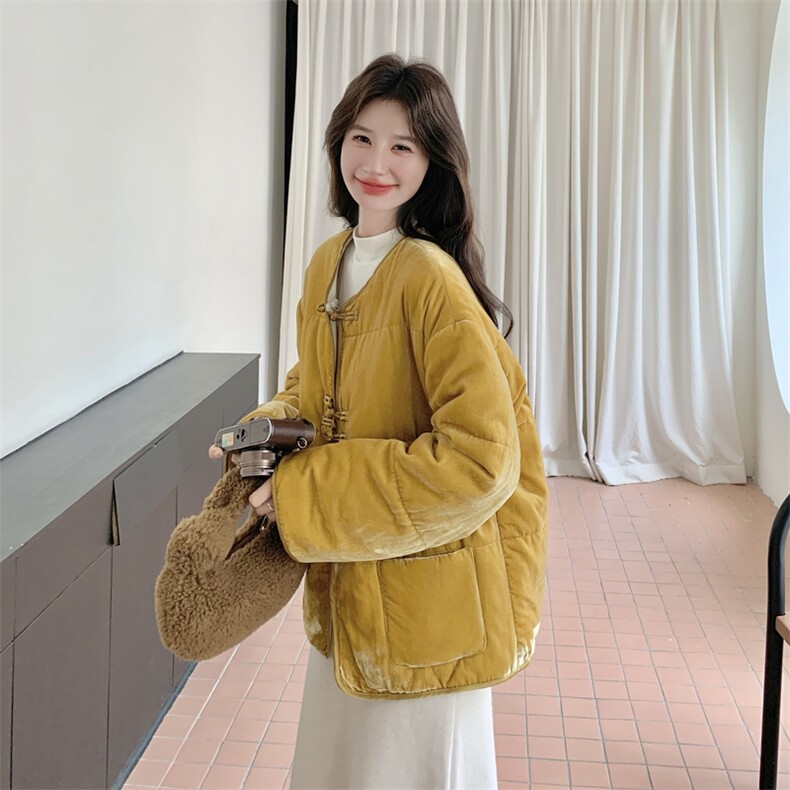 新中式国风撞色刺绣两面穿羽绒服女入冬2025新款白鸭绒精致唐装,女装羽绒服,2C176