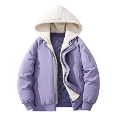新款青少年学生棉袄假两件加绒加厚棉衣秋冬保暖棉服情侣YY2588，男装棉衣，星座1206（原A206）