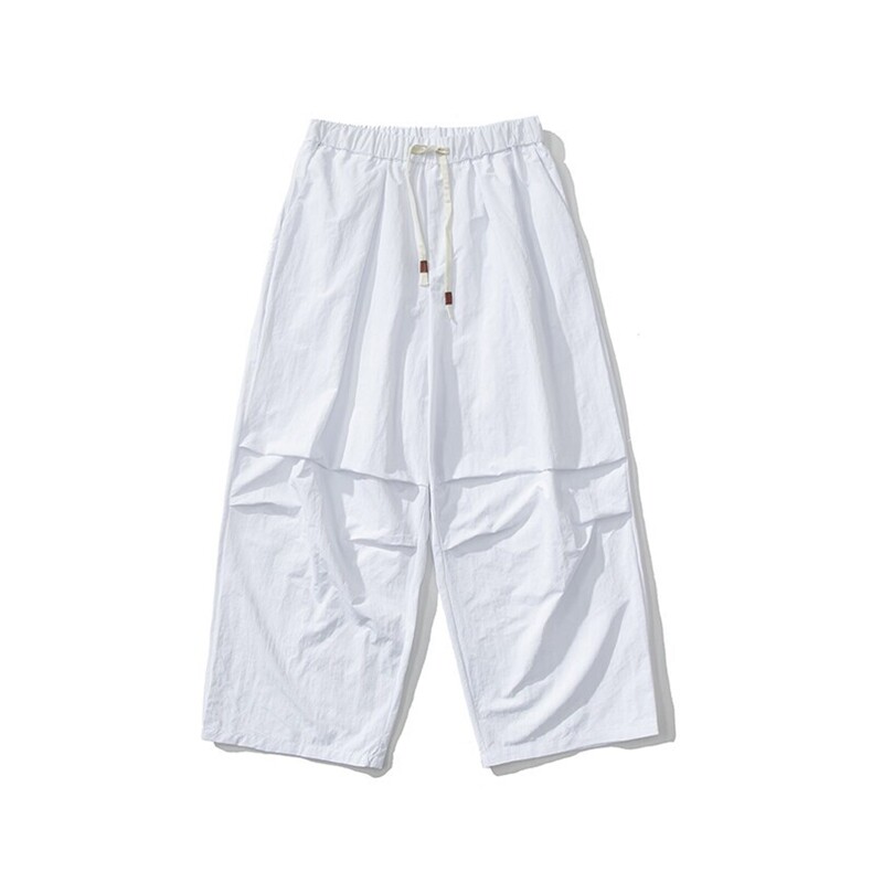 夏季大码日系潮牌港风休闲伞兵裤美式工装裤阔腿裤情侣K279/P65,男装工装外套,钱塘713