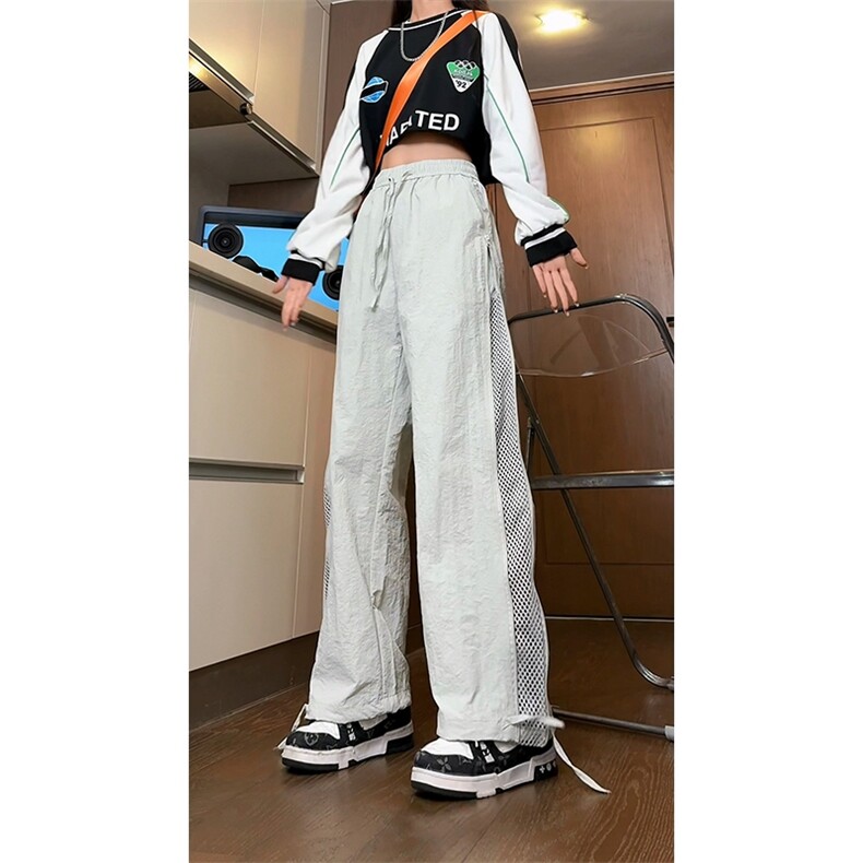 四季两穿冲锋裤降落伞兵裤休闲裤男高街潮流长裤子G1508/P50控78,男装休闲裤,电商D202-1