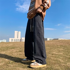 牛仔裤男秋季潮大码休闲裤子高街N7171P42，男装牛仔裤，星座1116-2