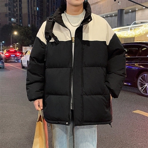现货抖音得物品质 拼接撞色三防加厚棉衣外套冬季立领棉服MY88888图片