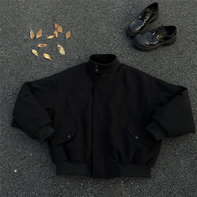 XZ518-1-MY298冬季新款呢料棉衣立领棉服外套潮，男装棉衣，星座518-1（原A432-1）