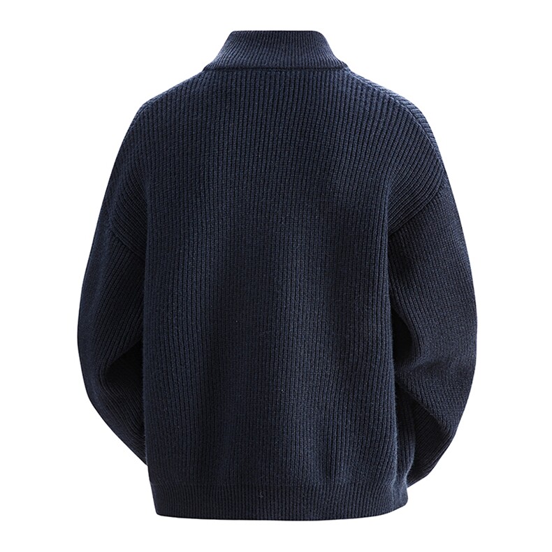 MK7441-CG-3DP49双拉链开衫毛衣立领休闲情侣上衣男开衫外套,男装针织衫/毛衣,星座510A-5