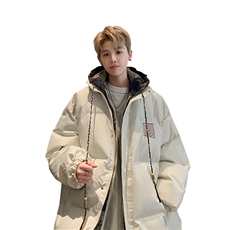 冬季潮风假两件外套男新款美式棉衣XZ102B-1-M9903P125，男装棉衣，星座102B-1