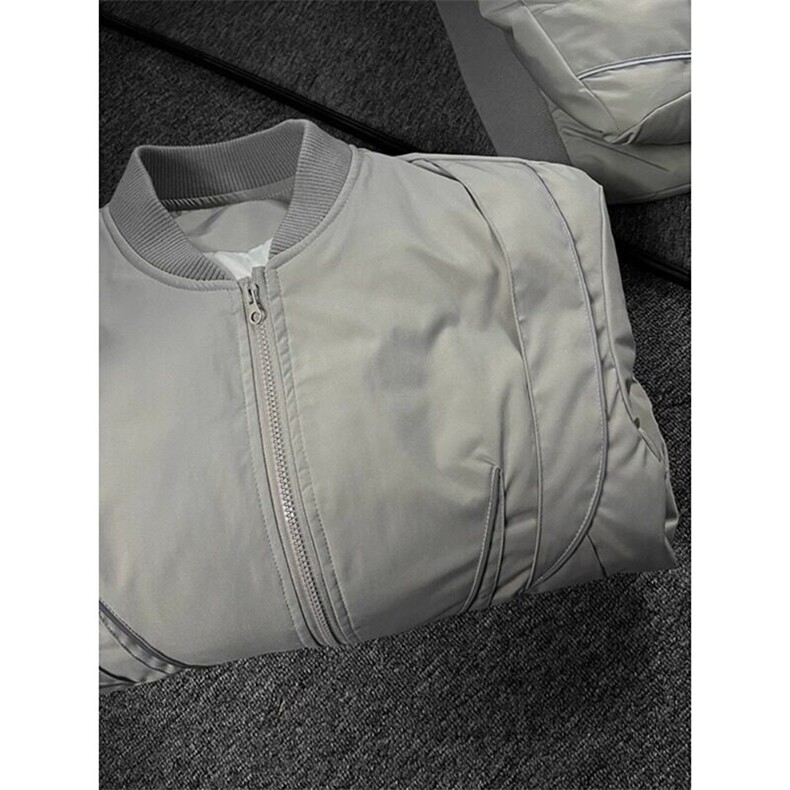 【有货】解构拼接明线棉服飞行员外套棉衣MY172特P98,男装棉衣,星座908-1