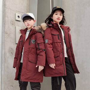 2020电商B247冬季新款外穿羽绒服跑男同款户外加厚儿童2021-P180图片