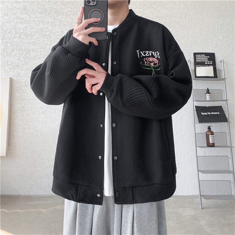 星座212A-JK6638-P100控158秋季新款重磅刺绣外套男夹克衫,男装夹克,星座212A（原A324）