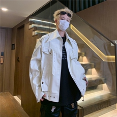抖音品质新款小众皮衣男女同外套1408-WT58-P105，男装皮衣，四季星座1408（原星座1613）