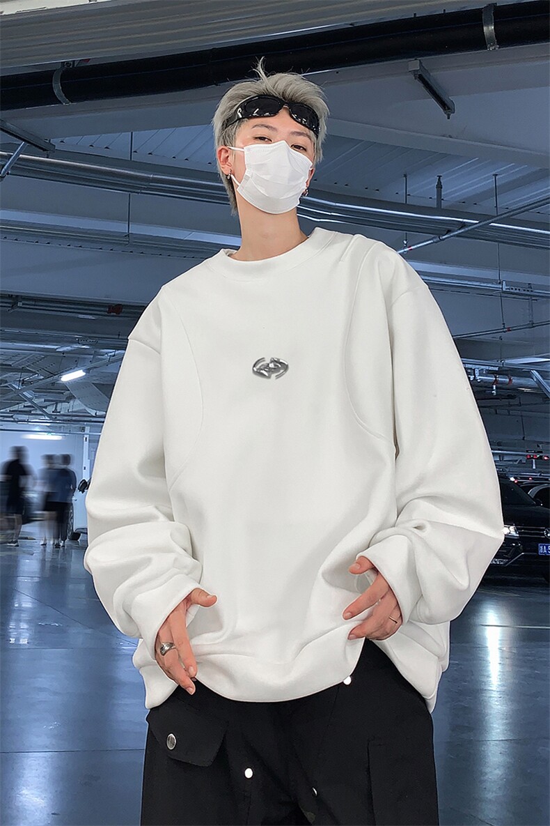 秋装韩版男女同款hiphop卫衣新款潮流运动外套HY620TP48,女装短外套,电商A102B