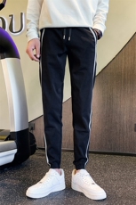 秋冬加绒休闲裤男士保暖修身小脚裤休闲长裤潮901K17P45加绒55，男装棉衣，星座901