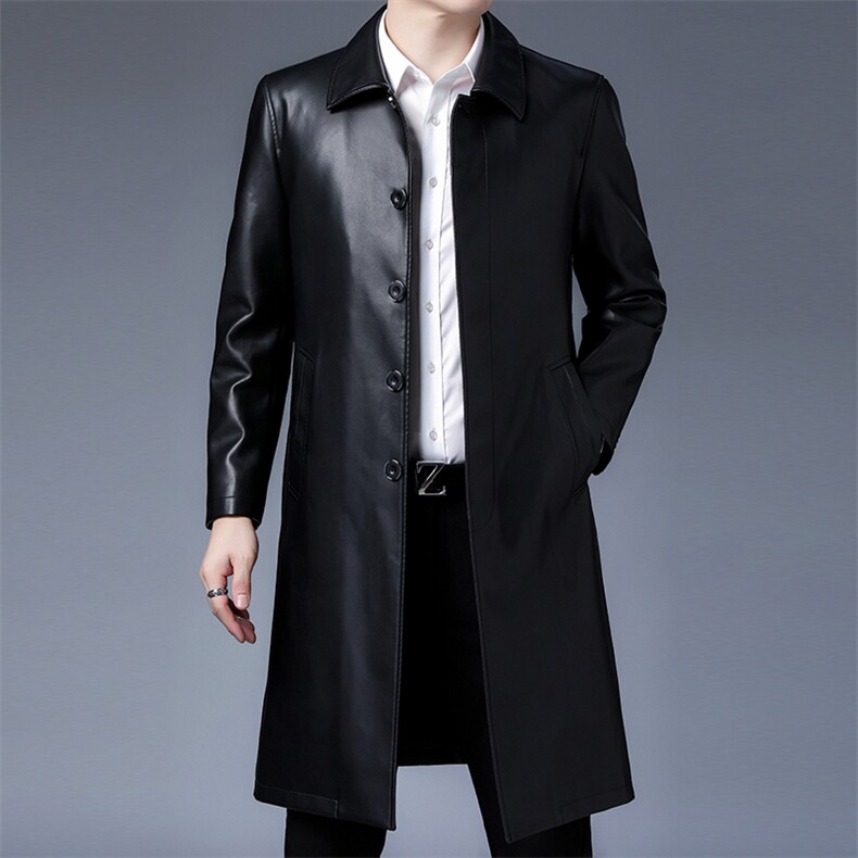 BH9099钱塘2020-2中年男士秋冬季新款时尚休闲加绒皮衣P185,男装皮衣,钱塘207-2