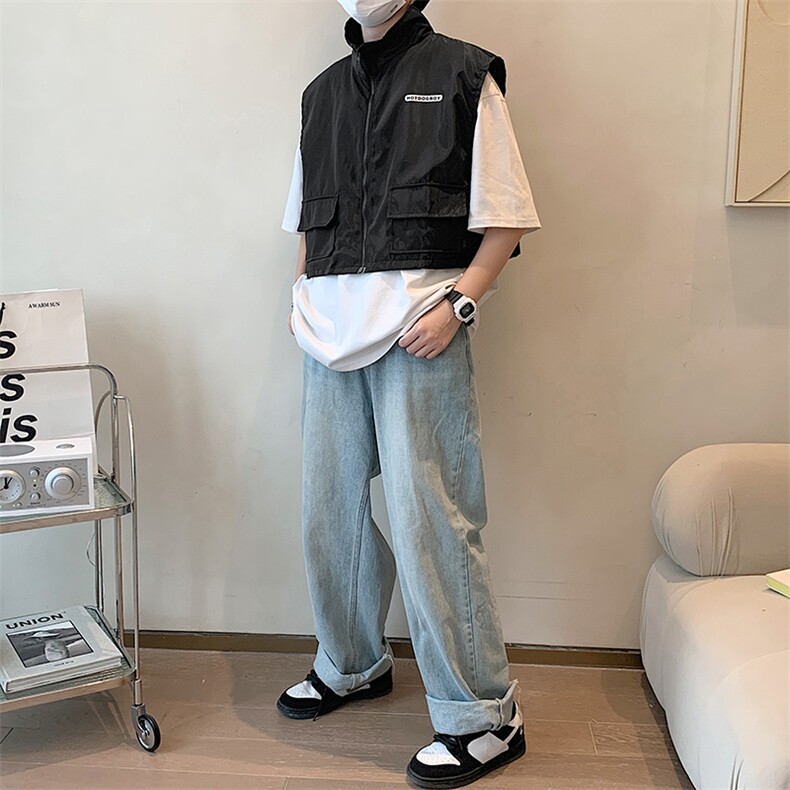 街头潮流机能风战术马甲背心男工装夏季无袖坎肩马夹MJ032-P45,男装背心/马甲,星座308B-1