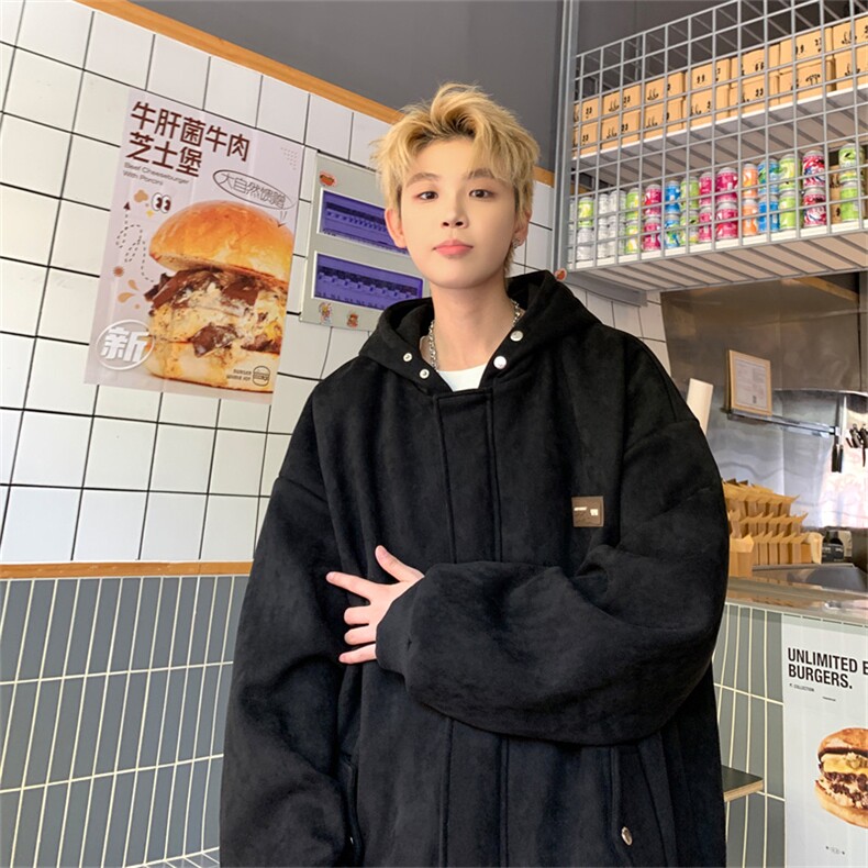 特P75控128控138麂皮绒飞行服外套夹克男00%聚酯纤维JP2417,男装夹克,电商B370