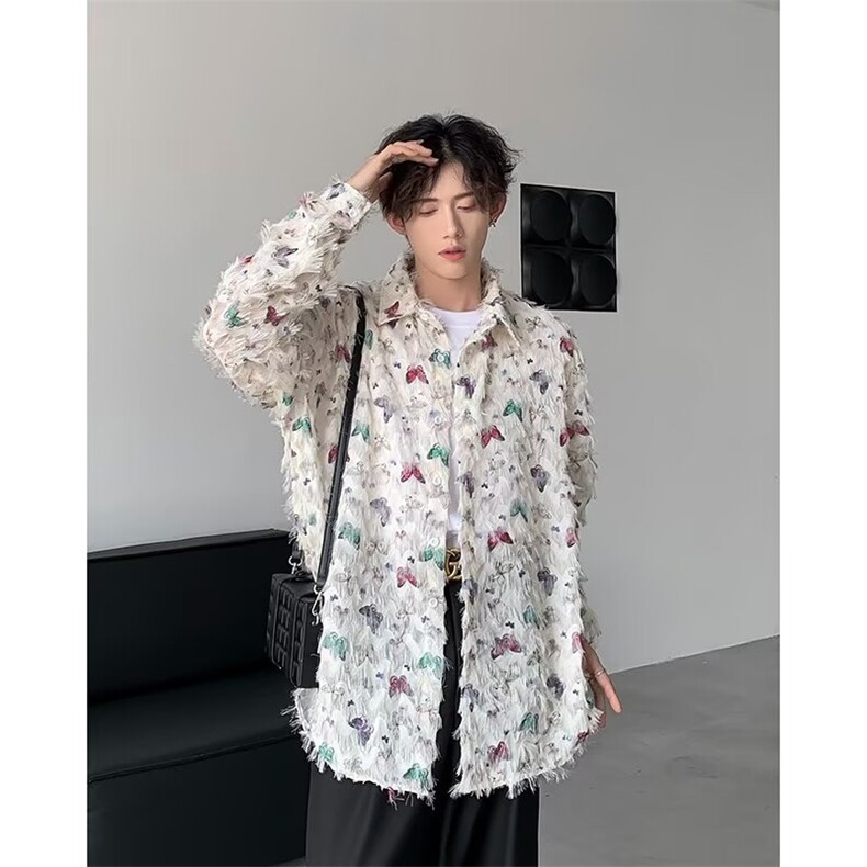 2024秋季新款长袖刺绣衬衫FC39P40，男装衬衫，星座1116-2