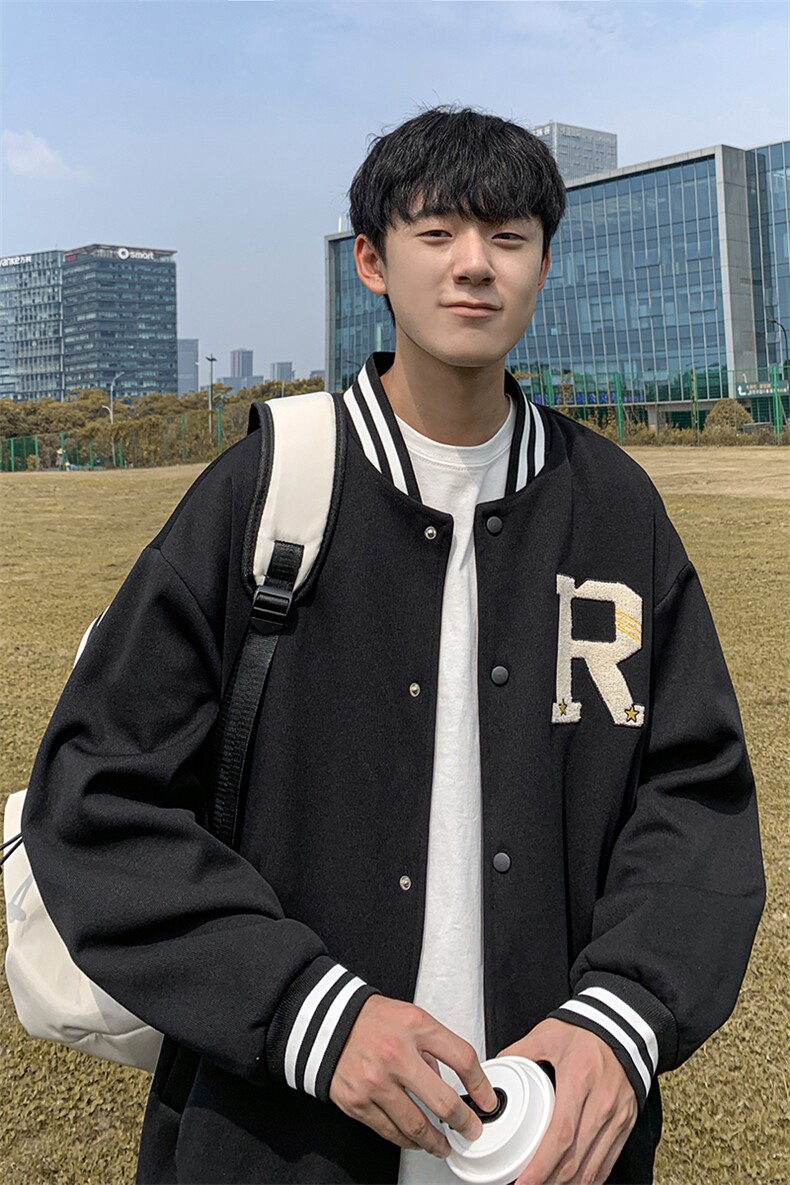 D201-DM166-P70港风宽松休闲男装夹克运动秋装新款外套,男装夹克,电商D321-1