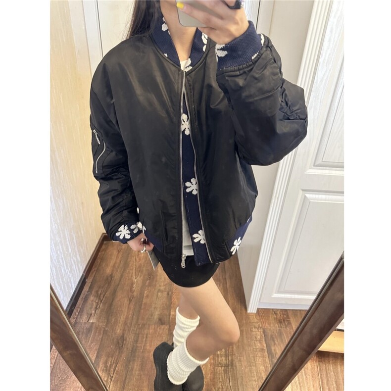 现货网图提花bomber短款外套男飞行夹克cleanfit潮牌棒球服，男装夹克，星座807-3