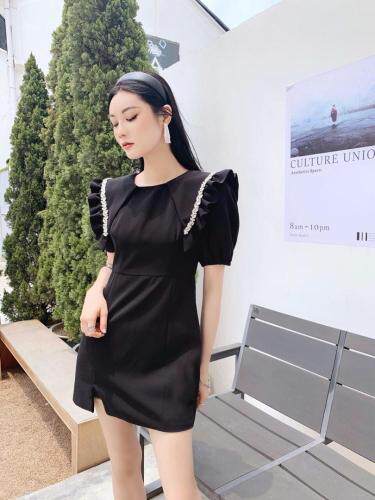 带钻连衣裙，女装连衣裙，DS-1