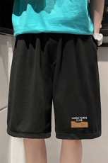 冰丝短裤男士大码宽松休闲五分裤男运动中裤MK37350-P15，男装休闲裤，电商A040