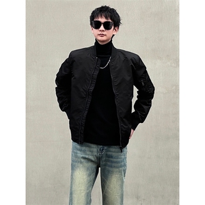 春秋冬男士夹克美式加厚潮牌棒球外套夹克 JK327/P90-裤子992/P65图片