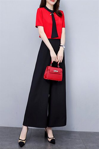 宽松气质优雅百搭减龄简大方时尚套装/套裙，女装套装/套裙，时尚俏佳人