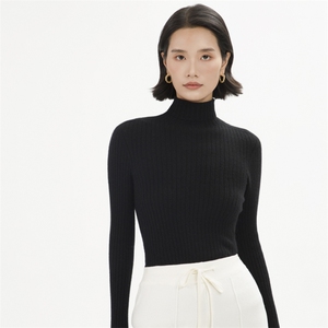 2024年秋冬新款女金丝轻松穿出高级感一线成衣修身打底衫百搭通勤图片