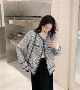 【现货】韩系气质小香外套图片
