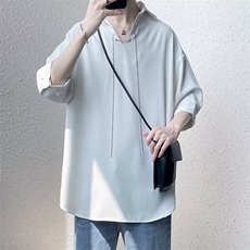 男夏季百搭日系青春流行卫衣文艺衬衣XC02P40，男装衬衫，星座1116-2