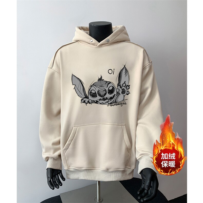 360克重磅图拉链华棉连帽卫衣【有货】C403A-WY25101LLJR-P85,男装卫衣,电商C403A