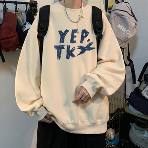 ！ 圆领卫衣男装港风长袖T恤男外套男WY146-P28图片